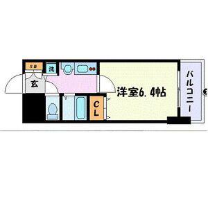 プレサンス大須観音駅前サクシード(1K/2階)の間取り写真