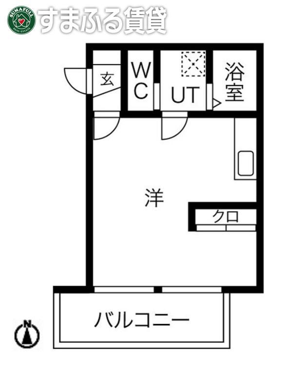 ANTS(ワンルーム/2階)の間取り写真