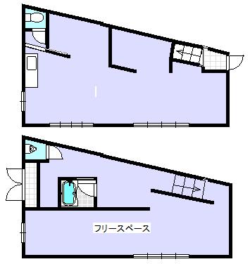 MINAビル(ワンルーム/1階)の間取り写真