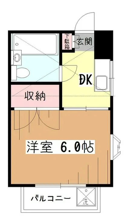 サンハイツエクセル 2階階 間取り