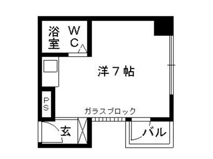 浜松アクタス(ワンルーム/3階)の間取り写真
