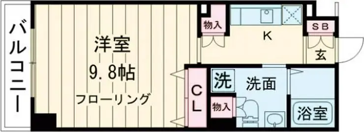 ステージファースト常盤台 4階階 間取り