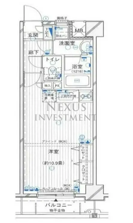 アール・ケープラザ横浜関内 4階階 間取り