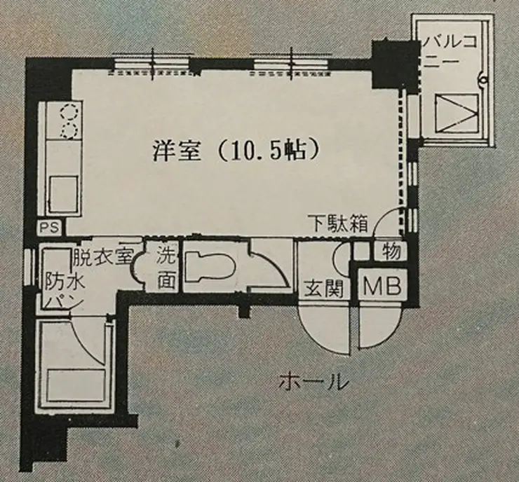 クレストK2 5階階 間取り