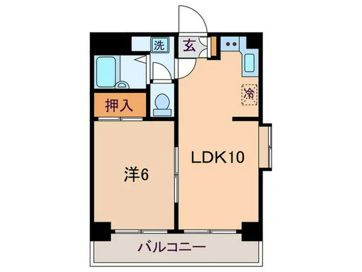 グランドーネ中山 3階階 間取り