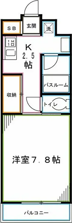 アメニティコウヤマ第15ガーデン 3階階 間取り
