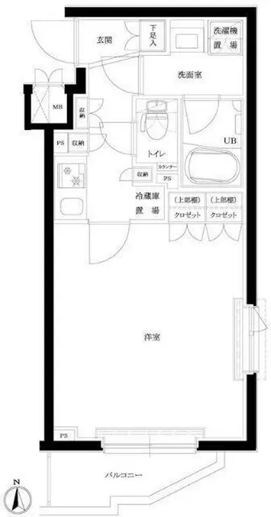ルーブル川崎宮前平 4階階 間取り