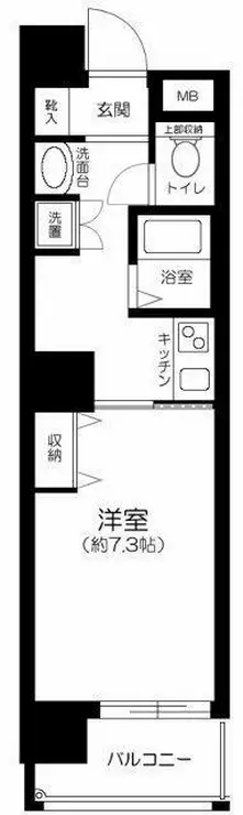 ベルグレードA 5階階 間取り