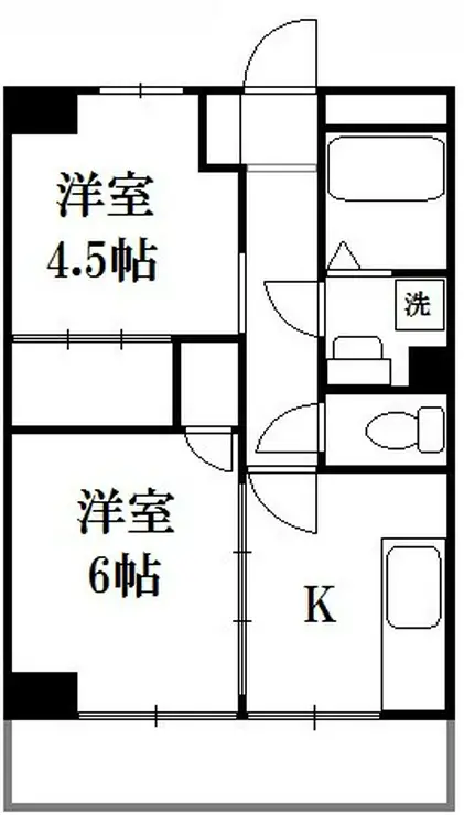 ウサミマンション 3階階 間取り