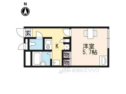 レオパレスMA(1K/2階)の間取り写真