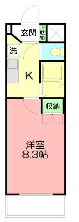 マーメイド湘南 4階階 間取り