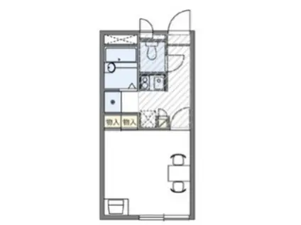 レオパレスACCESS(1K/2階)の間取り写真