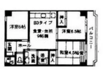 第5小池ビル(3DK/3階)の間取り写真