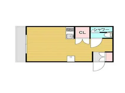 ライオンズマンション高砂第2(ワンルーム/2階)の間取り写真