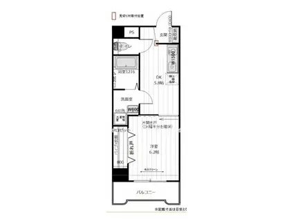 光10マンション(1K/3階)の間取り写真