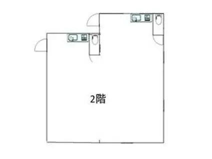 石黒ビル(ワンルーム/2階)の間取り写真