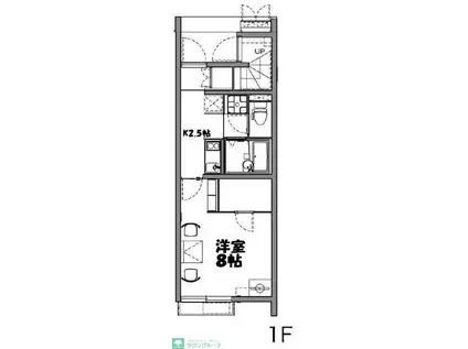 レオネクスト蓮 42937(1K/1階)の間取り写真