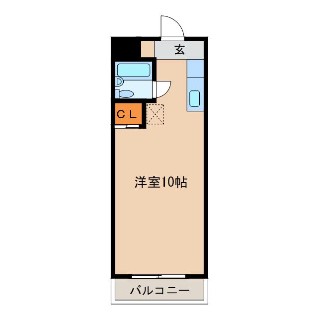 ピュアハイム(ワンルーム/1階)の間取り写真