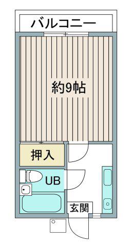 近藤コーポ(1K/1階)の間取り写真