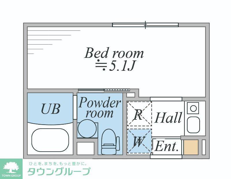 LEGALAND阿佐ヶ谷(1K/1階)の間取り写真