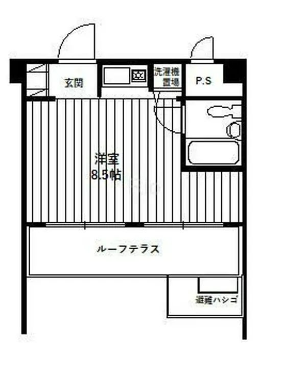 朝日プラザ東池袋 9階階 間取り