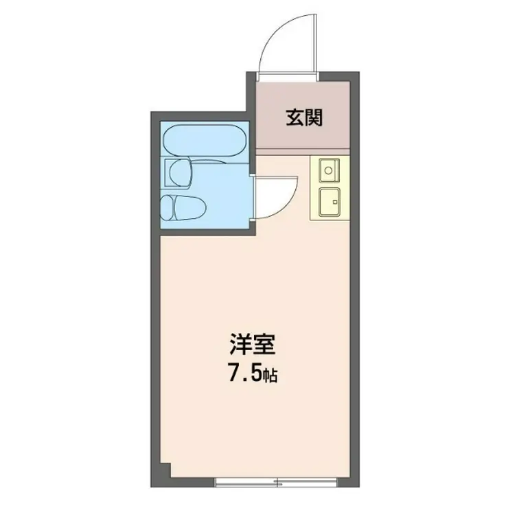 マルエイシティハイツ片倉 2階階 間取り