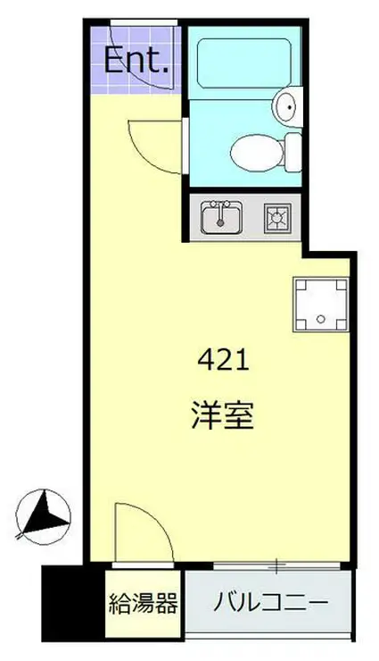 シャルマン文京千駄木 4階階 間取り