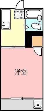 ハイツ 太田(1K/2階)の間取り写真