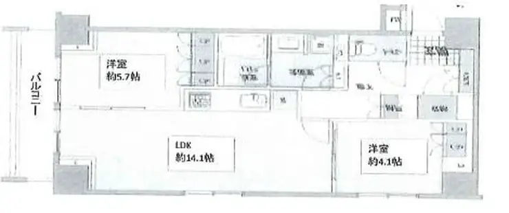 レグノ・カリテ品川シーサイド 3階階 間取り