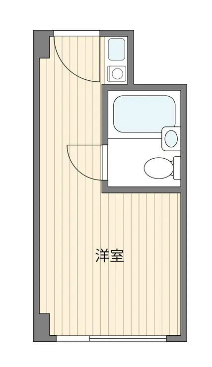 六本木ビジネスアパートメンツ 5階階 間取り