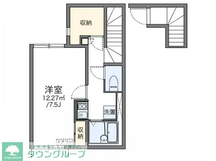 レオネクストTRII(1K/2階)の間取り写真