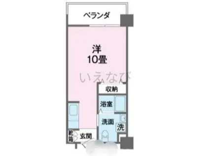 タカダ仲西ヒルズ(ワンルーム/2階)の間取り写真