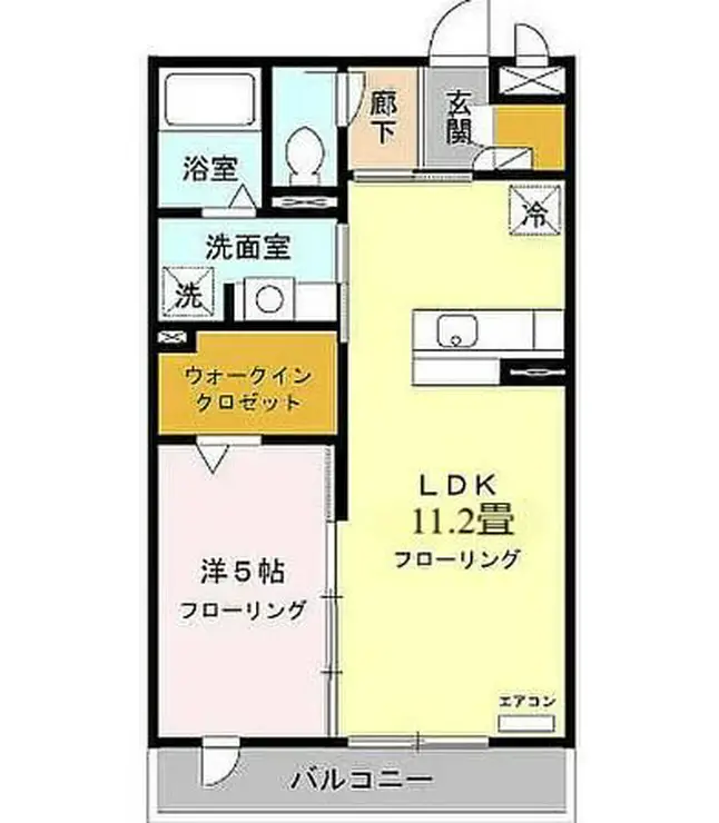 バラディー伏見 3階階 間取り