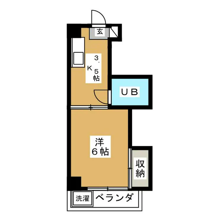 パストラル奥沢 1階階 間取り