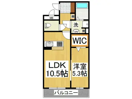 ロイヤルブレイン(1LDK/2階)の間取り写真