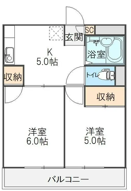 モンシャトー石神井成和 1階階 間取り