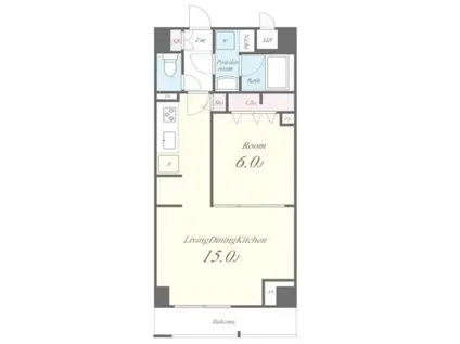 JPT RESIDENCE(1LDK/11階)の間取り写真