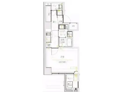 アルテシモ ノルガ(1K/2階)の間取り写真