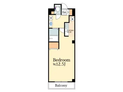 フォーリア -FOGLIA-(1K/6階)の間取り写真