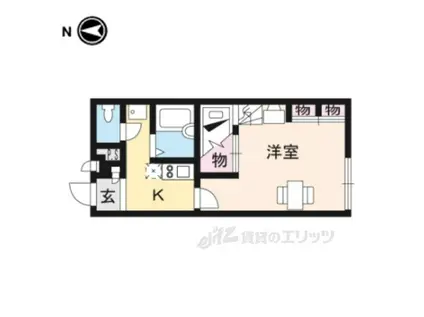 レオパレス クレールヨシノ(1K/1階)の間取り写真