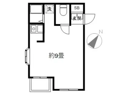 ザ ヴィラ オモテサンドウ(ワンルーム/3階)の間取り写真