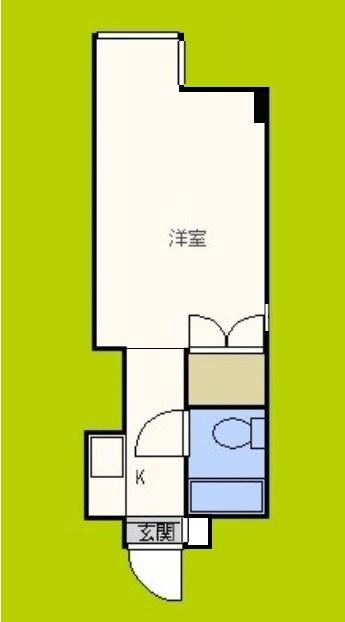 フォルツァ舟橋(ワンルーム/3階)の間取り写真
