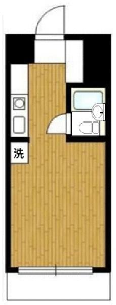 メゾンドポワリエ(ワンルーム/3階)の間取り写真