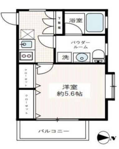 VIVRE本郷(1K/9階)の間取り写真