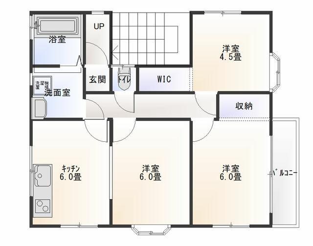鈴木ビル(3DK/3階)の間取り写真