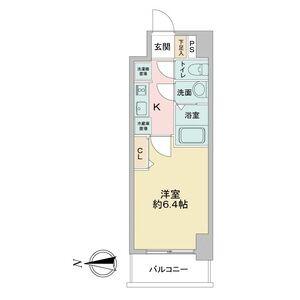 アステリ鶴舞ディオ(1K/12階)の間取り写真