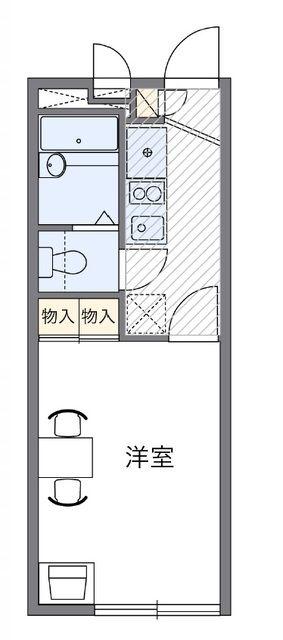 レオパレスNEO貫井町(1K/3階)の間取り写真