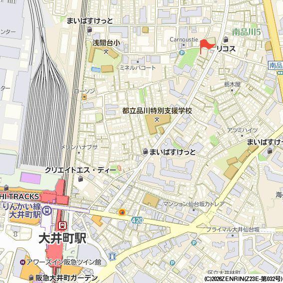ブランシエスタ品川大井町パークエッジ(1DK/3階)の間取り写真