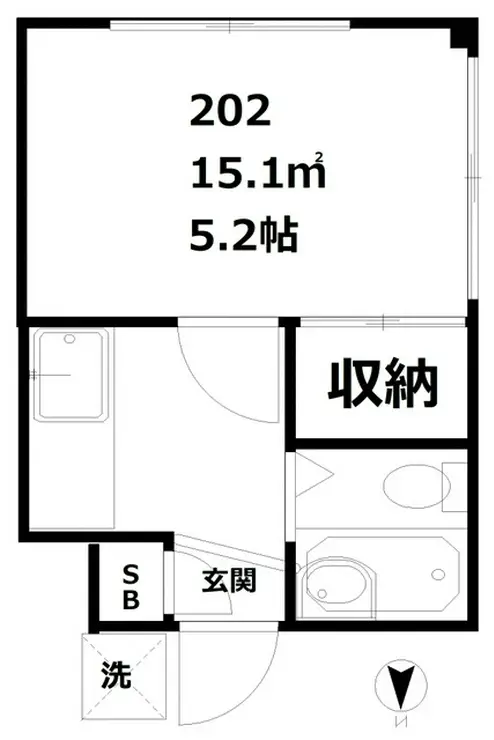 佐生マンション 2階階 間取り