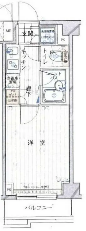 ルーブル蒲田南参番館 3階階 間取り